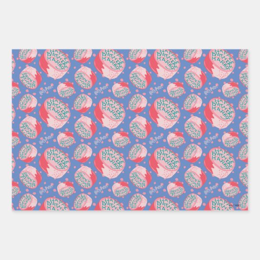 HARRY POTTER™ verjaardagstaart patroon Inpakpapier Vel (Voorkant)