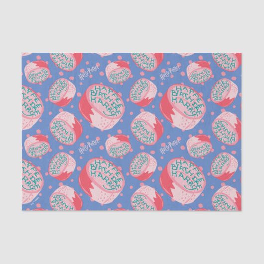 HARRY POTTER™ verjaardagstaart patroon Tissuepapier (Voorkant)