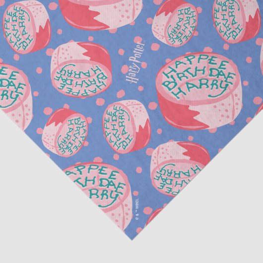 HARRY POTTER™ verjaardagstaart patroon Tissuepapier (Detail)