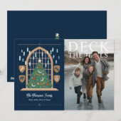 Harry Potter | Versier de Grote Zaal Foto Feestdagenkaart (Voorkant / Achterkant)