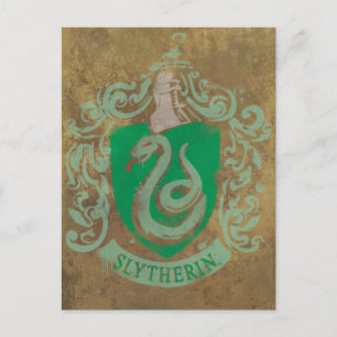 Harry Potter  Vintage Slytherin Briefkaart