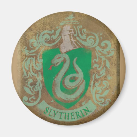 Harry Potter | Vintage Slytherin Magneet (Voorkant)