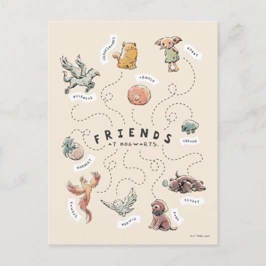 HARRY POTTER™ | Vrienden van Zweinstein Briefkaart (Voorkant)