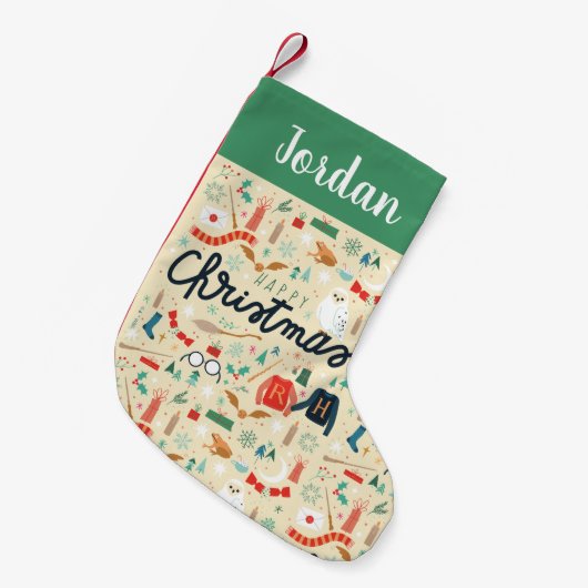 Harry Potter | Vrolijk kerstfeest met feestelijke  Kleine Kerstsok (Voorkant (Hangend))