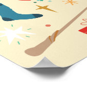 Harry Potter | Vrolijk kerstfeest met feestelijke  Poster (Hoek)
