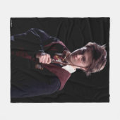 Harry Potter Wand Raised Fleece Deken (Voorkant (Horizontaal))