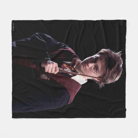 Harry Potter Wand Raised Fleece Deken (Voorkant (Horizontaal))