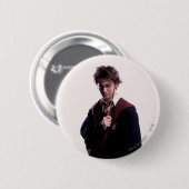Harry Potter Wand Raised Ronde Button 5,7 Cm (Voorkant /achterkant)