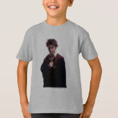 Harry Potter Wand Raised T-shirt (Voorkant)