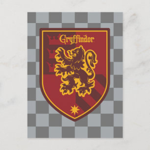 Harry Potter   Wapen van de Griffendor Gemeenschap Briefkaart