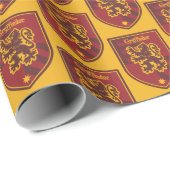 Harry Potter | Wapen van de Griffioendor Huisstijl Cadeaupapier (Rol Hoek)