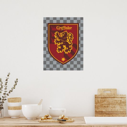 Harry Potter | Wapen van de Griffioendor Huisstijl Poster (Keuken)