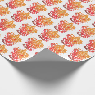 Harry Potter   Wapen van Griffoendor - Spetters Cadeaupapier
