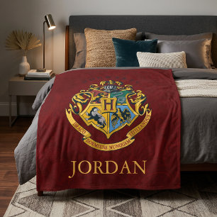 Harry Potter   Wapen van Hogwarts - Volledig Fleece Deken