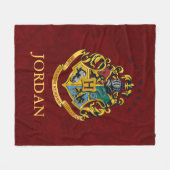 Harry Potter | Wapen van Hogwarts - Volledig Fleece Deken (Voorkant (Horizontaal))
