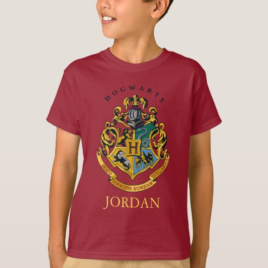Harry Potter | Wapen van Hogwarts - Volledige Kleu T-shirt (Voorkant)