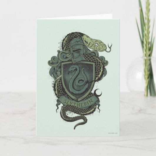 Harry Potter  | Wapen van Slytherin Kaart (Voorkant)