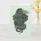 Harry Potter  | Wapen van Slytherin Kaart (Gele Bloem)