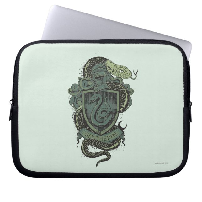 Harry Potter  | Wapen van Slytherin Laptop Sleeve (Voorkant)