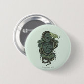 Harry Potter  | Wapen van Slytherin Ronde Button 5,7 Cm (Voorkant /achterkant)