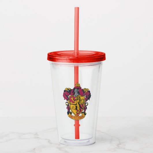 Harry Potter | Wapenschild van Griffoendor Acryl Drinkbeker (Voorkant)