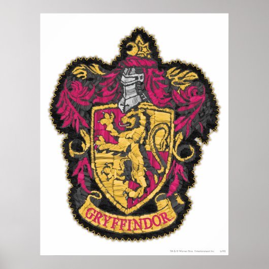 Harry Potter | Wapenschild van Griffoendor Poster (Voorkant)