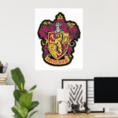 Harry Potter | Wapenschild van Griffoendor Poster (Thuiskantoor)