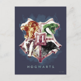 Harry Potter| Waterverf HOGWARTS™ Crest Briefkaart