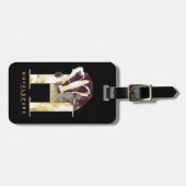 Harry Potter | Waterverf HUFFLEPUFF™-badger Bagagelabel (Voorkant horizontaal)