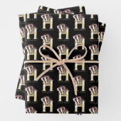 Harry Potter | Waterverf HUFFLEPUFF™-badger Inpakpapier Vel (In situ)