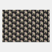 Harry Potter | Waterverf HUFFLEPUFF™-badger Inpakpapier Vel (Voorkant)