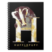 Harry Potter | Waterverf HUFFLEPUFF™-badger Notitieboek (Voorkant)
