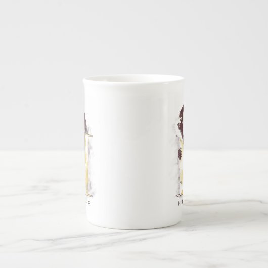 Harry Potter | Waterverf HUFFLEPUFF™-badger Porselein Kop (Voorkant)