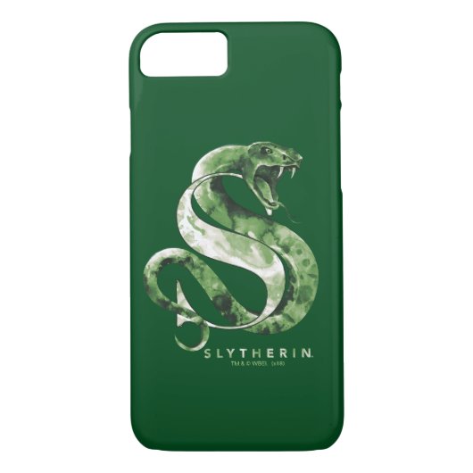 Harry Potter | Waterverf SLYTHERIN™-slang Case-Mate iPhone Case (Achterkant)