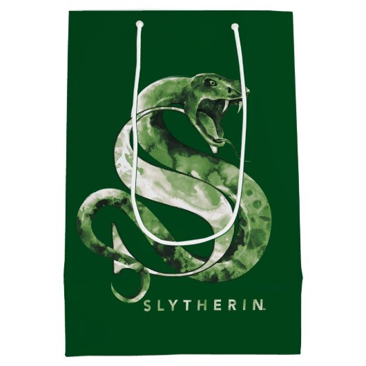 Harry Potter | Waterverf SLYTHERIN™-slang Medium Cadeauzakje (Achterkant)