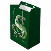 Harry Potter | Waterverf SLYTHERIN™-slang Medium Cadeauzakje (Achterkant Gekanteld)