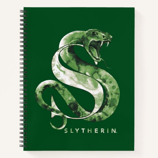 Harry Potter| Waterverf SLYTHERIN™-slang Notitieboek (Voorkant)