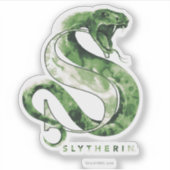 Harry Potter | Waterverf SLYTHERIN™-slang Sticker (Voorkant)