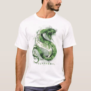 Harry Potter   Waterverf SLYTHERIN™-slang T-shirt
