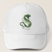 Harry Potter | Waterverf SLYTHERIN™-slang Trucker Pet (Voorkant)