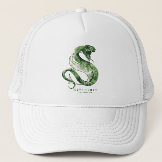 Harry Potter | Waterverf SLYTHERIN™-slang Trucker Pet (Voorkant)