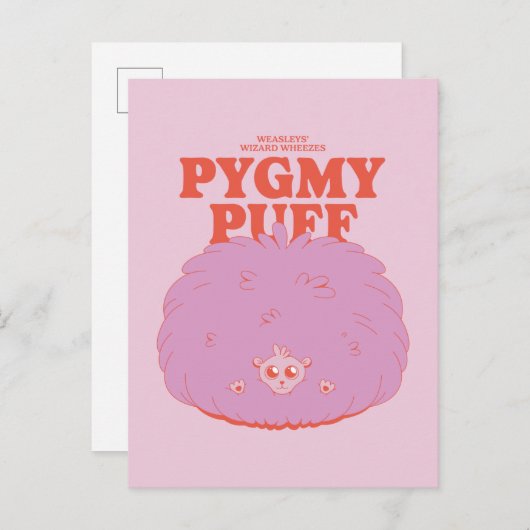 HARRY POTTER™ | Weasley's Wizard Pygmy Puff Briefkaart (Voorkant / Achterkant)