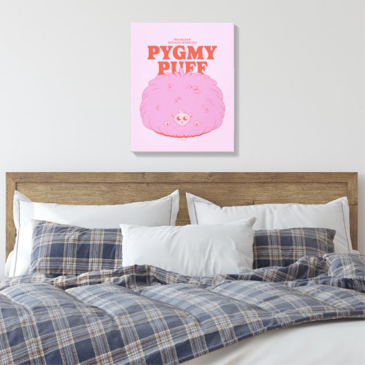HARRY POTTER™ | Weasley's Wizard Pygmy Puff Canvas Afdruk (Insitu (Slaapkamer))