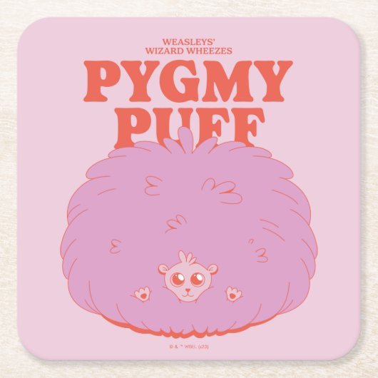 HARRY POTTER™ | Weasley's Wizard Pygmy Puff Kartonnen Onderzetters (Voorkant)