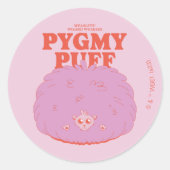 HARRY POTTER™ | Weasley's Wizard Pygmy Puff Ronde Sticker (Voorkant)