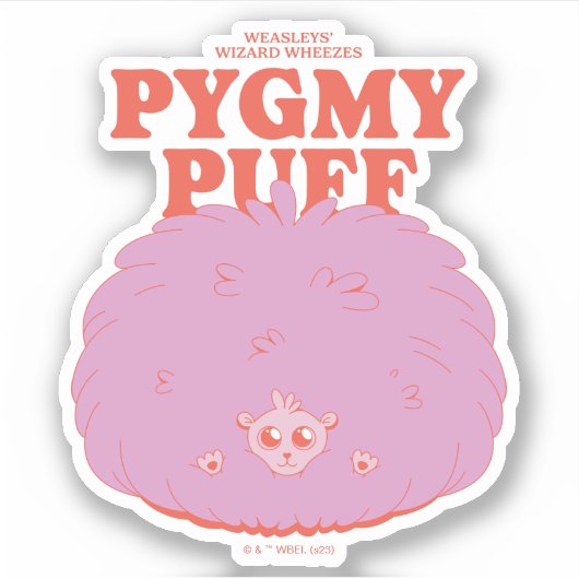 HARRY POTTER™ | Weasley's Wizard Pygmy Puff Sticker (Voorkant)