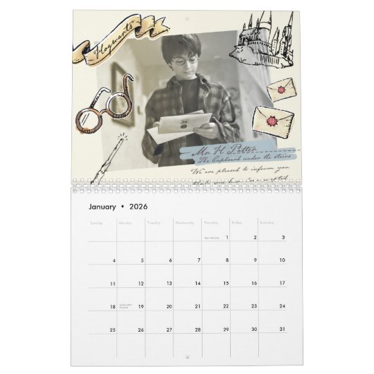 HARRY POTTER™ | Welkom bij Hogwarts™ Kalender (Jan 2026)