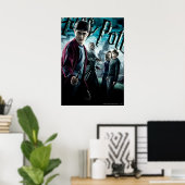 Harry Potter With Dumbledore Ron and Hermione 1 Poster (Thuiskantoor)