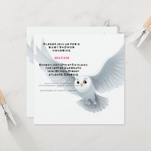 Harry Potter   Witte Uil Babyborrel Kaart