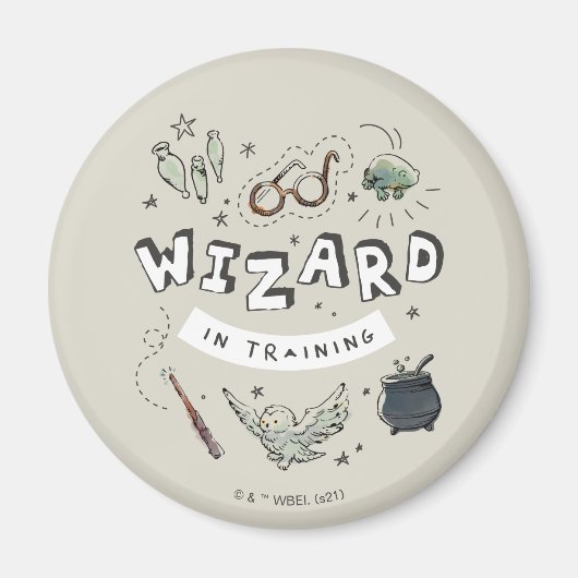 HARRY POTTER™ | Wizard in Training Magneet (Voorkant)